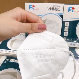 Khẩu Trang N95 PT MASK Chính Hãng, Công Nghệ Nhật Bản, Khẩu Trang Y Tế 4 Lớp, Kháng Khuẩn Chống Bụi (1thùng 100 hộp)