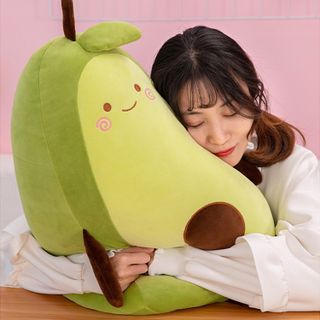 Trái Bơ Nhồi Bông Gấu Bông Quả Bơ Cute Cho Bé Chất Mềm Mịn Kích Thước 35 - 95cm