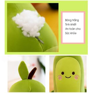Trái Bơ Nhồi Bông Gấu Bông Quả Bơ Cute Cho Bé Chất Mềm Mịn Kích Thước 35 - 95cm