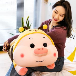 Gấu Bông Lợn Biến Hình Cosplay Gấu Bông Lợn Ong Dễ Thương Kích Thước 90cm - 1m1