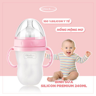 BÌNH SỮA SILICON PREMIUM - GLUCK BABY