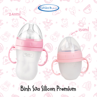 BÌNH SỮA SILICON PREMIUM - GLUCK BABY
