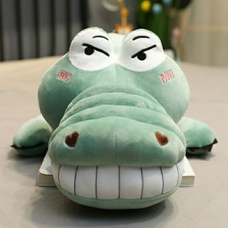 Gấu Bông Cá Sấu Mặt Ngáo Siêu To Khổng Lồ, Vải Co Giãn 4 Chiều Siêu Mềm Mịn