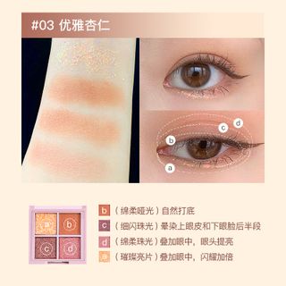 Phấn mắt Hanzou 4 màu siêu xinh