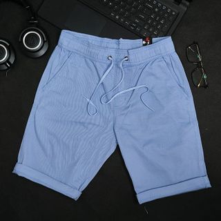 Quần Short Nam Kaki Co Giãn - Xanh Dương