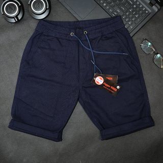 Quần Short Nam Kaki Co Giãn - Xanh Đen