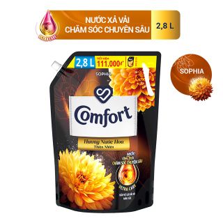 Nước Xả Vải Comfort Đậm Đặc Hương Nước Hoa Sohpia Thiên Nhiên 3.8L và 2.8L Túi giá sỉ