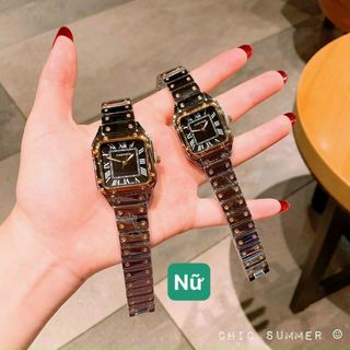 ĐỒNG HỒ CARTlER CẶP VUÔNG XINH XINH