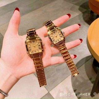 ĐỒNG HỒ CARTlER CẶP VUÔNG XINH XINH