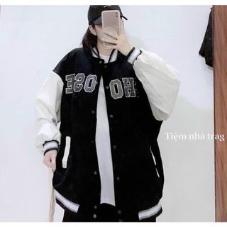 Áo khoác nhung 2 lớp logo thêu form dưới 75kg