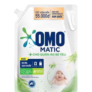 Nước giặt Omo Cho Trẻ Em 2kg 2.9Kg và 3.6kg Túi giá sỉ