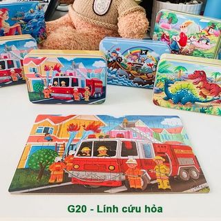 Tranh Ghép Hình Bằng Gỗ 60 Mảnh