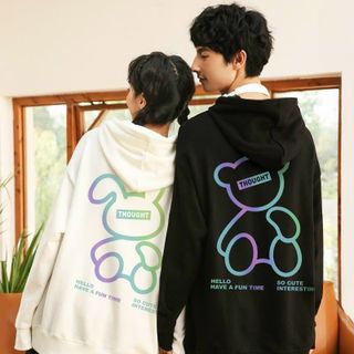 Áo hoodie in phản quang chất nỉ ngoại dưới 70kg