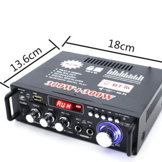 Amly Mini Bluetooth BT-298A Công Suất 2 Kênh 600W
