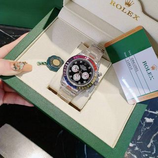 ĐỒNG HỒ ROLLEX CƠ VIỀN ĐÁ CAO CẤP