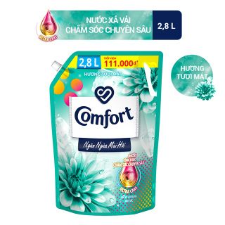 Nước Xả Vải Comfort Đậm Đặc Tươi Mát Ngăn Ngừa Mùi Hôi 2.8L và 3.8L Túi giá sỉ