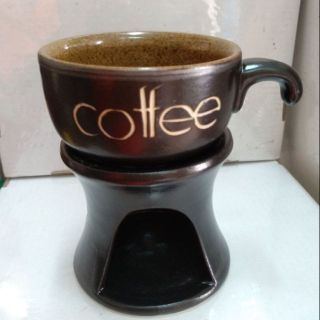 Đèn Nến Xông Tinh Dầu Ly Coffee Gốm giá sỉ