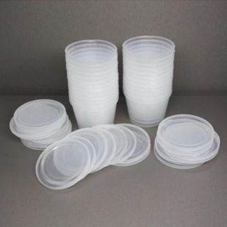 Sét 10 hộp nhựa làm bánh bông Lan,calamen,sữa chua,đa năng
