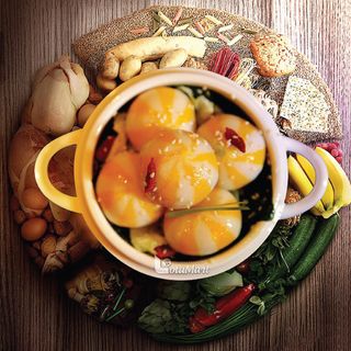 Bánh Bao Hải Sản Vị Nhím Biển Nhân Trứng Cá Viên Thả Lẩu Malaysia CB