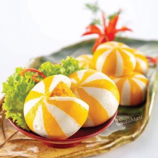 Bánh Bao Hải Sản Vị Nhím Biển Nhân Trứng Cá Viên Thả Lẩu Malaysia CB