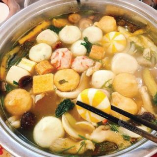 Bánh Bao Hải Sản Vị Nhím Biển Nhân Trứng Cá Viên Thả Lẩu Malaysia CB