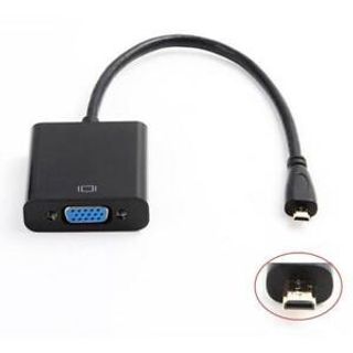 [Mã ELHACE giảm 4% đơn 300K] Cáp Micro Hdmi To Vga + Audio - Cáp Chuyển Micro Hdmi Sang Vga ( Màu Ngẫu Nhiên )