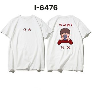 Áo Thun Đôi Hoạt Hình Dễ Thương