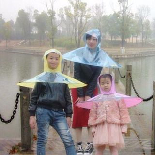 Áo mưa xoè UFO cho bé