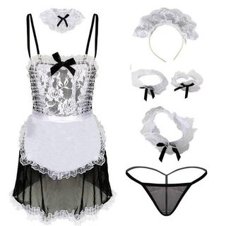 Cosplay hầu gái Nhật Bản sexy bộ đồ ngủ cô giúp việc quyến rũ gợi cảm maid cosplay outfit BIKI HOUSE N776 - HCM