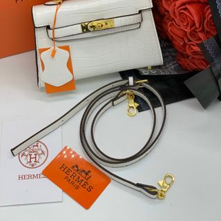 Túi xách nữ đeo chéo H.M da rắn size 19