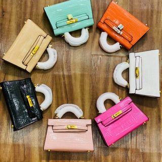 Túi xách nữ đeo chéo H.M da rắn size 19