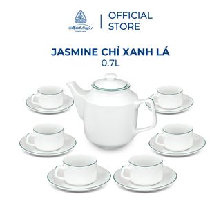 Bộ trà Minh Long 0,7 L - Jasmine - Chỉ Xanh Lá giá sỉ