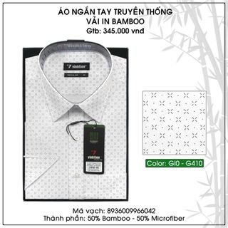 bigsize áo sơ mi nam Vĩnh Tiến chính hãng dưới 100kg tay ngắn