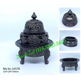 Đỉnh Trầm Hương Đốt Trầm Hoa Văn Cổ giá sỉ