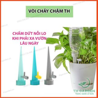 12 VÒI TƯỚI NƯỚC NHỎ GIỌT CHẢY CHẬM TỰ ĐỘNG - Lắp vừa nhiều mẫu chai 208801-1 (lavie, trà xanh 0 độ...)
