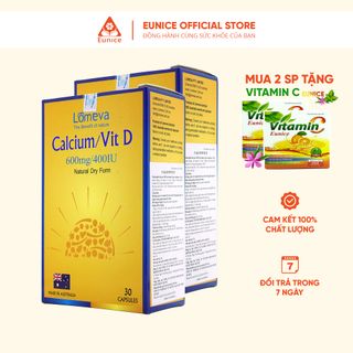 Bổ sung Calcium Vid D Lomeva Úc (H/30V)