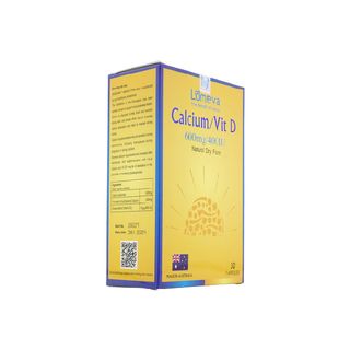 Bổ sung Calcium Vid D Lomeva Úc (H/30V)