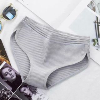 Quần lót Muji kẻ, freesize