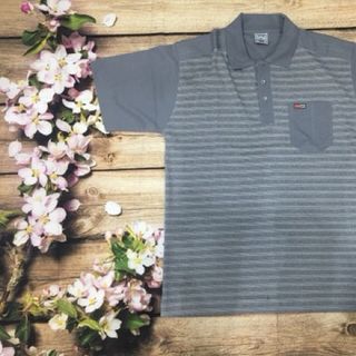 Áo thun nam trung niên in chìm đổi cotton 100 cực mát