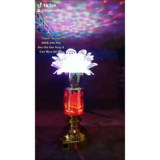 Đèn Thờ Sen Xoay 360° MS:09 giá sỉ