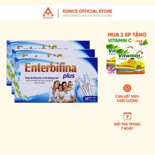 Hỗ trợ cải thiện các chứng rối loạn tiêu hóa Enterbifina Công Ty Cổ Phần Dược Phẩm Santex (Hộp/20V)