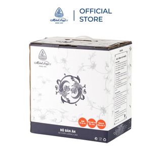Bộ chén dĩa sứ Minh Long 36 sản phẩm - Daisy - Trắng