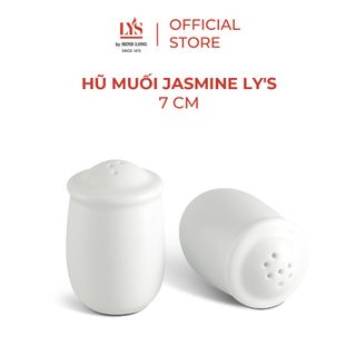 Hũ muối Minh Long Jasmine Ly's sứ cao cấp màu trắng ngà giá sỉ