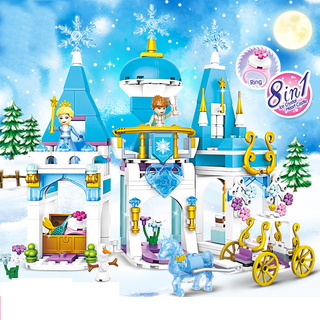 Lego xếp hình Lâu Đài Tình Yêu 334 Chi Tiết Dành Cho Bé