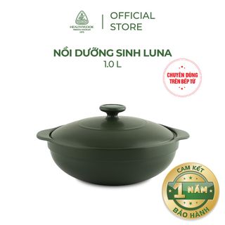 Nồi sứ dưỡng sinh Minh Long - Luna 1.0 L + nắp dùng cho bếp từ giá sỉ