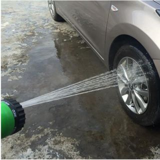 Bộ vòi xịt nước 206791 tưới cây đa năng 7 chế độ kèm dây tưới lò xo (dây màu ngẫu nhiên)