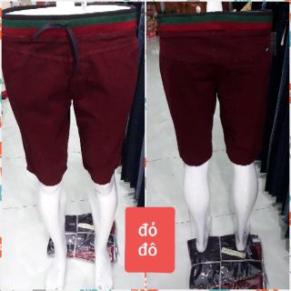 quần short kaki lưng thun vải thái bao xem hàng