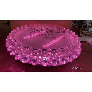 Đế Sen Pha Lê cao Cấp 27cm
