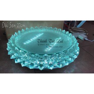 Đế Sen Pha Lê cao Cấp 27cm