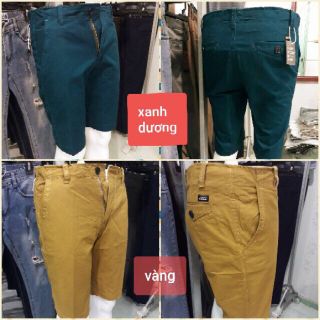 quần short kaki nam vải thái